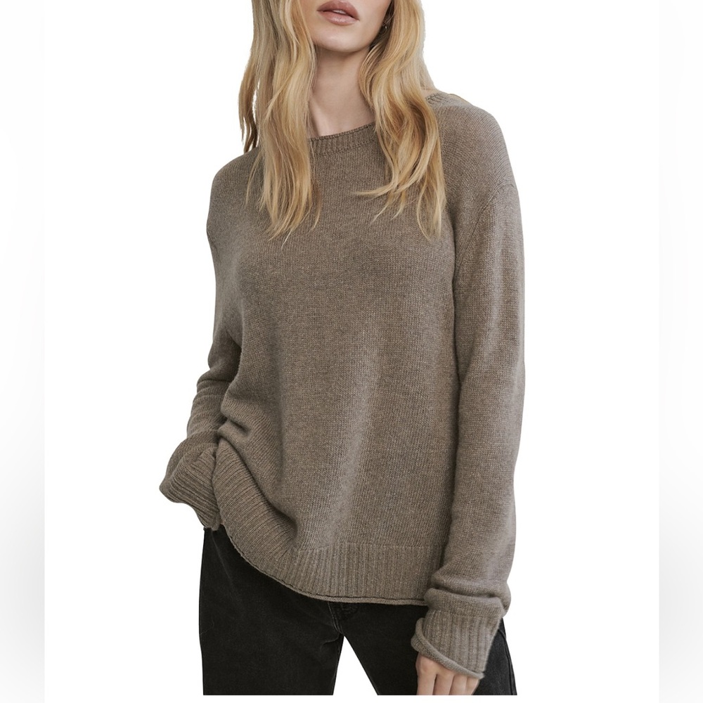 Jenni Kayne everyday sweater taupe size medium